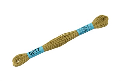 Нитки д/вышивания "Gamma" мулине 100% хлопок 8м №0017 св.оливковый 5855 - фото 10697