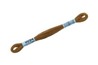 Нитки д/вышивания "Gamma" мулине 100% хлопок 8м №0094 табачный 21711 - фото 10772