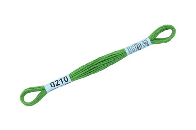Нитки д/вышивания "Gamma" мулине 100% хлопок 8м №0210 травяной 15716 - фото 10784