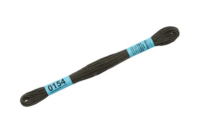 Нитки д/вышивания "Gamma" мулине 100% хлопок 8м №0154 т.серый 15900 - фото 10789