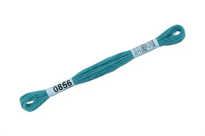 Нитки д/вышивания "Gamma" мулине 100% хлопок 8м №0857 м.волна 19317 - фото 10895