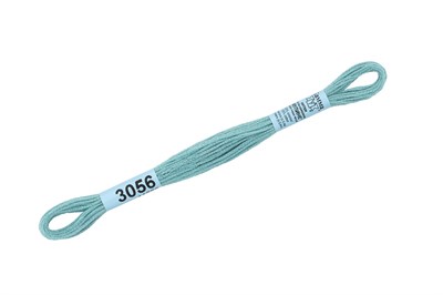 Нитки д/вышивания "Gamma" мулине 100% хлопок 8м №3056 сер.бирюза 21753 - фото 10997