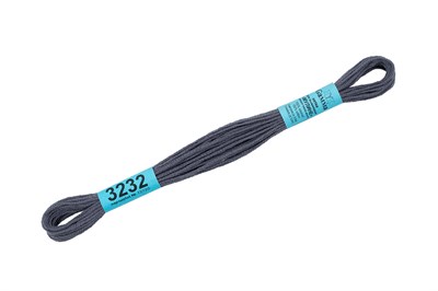 Нитки д/вышивания "Gamma" мулине 100% хлопок 8м №3232 серый 14541 - фото 11264