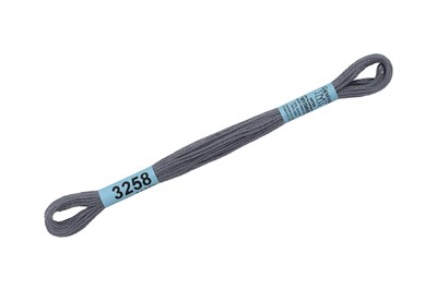 Нитки д/вышивания "Gamma" мулине 100% хлопок 8м №3258 св.серый 20533 - фото 11301
