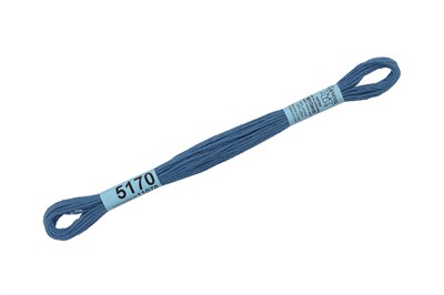 Нитки д/вышивания "Gamma" мулине 100% хлопок 8м №5170 сине-серый 5731 - фото 11323