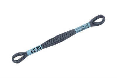 Нитки д/вышивания "Gamma" мулине 100% хлопок 8м №5220 т.серый 24794 - фото 11368
