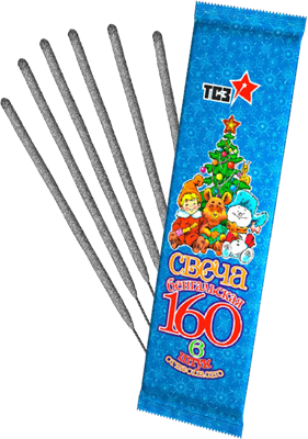 Н-р бенгальских свечей Новогодний 16см 6шт ТР165 102806 - фото 12270