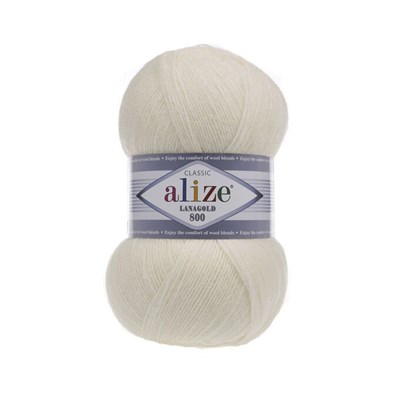 Пряжа Alize Lanagold 800 51%акрил/49%шерсть 100г/730м №62 7801 - фото 12664