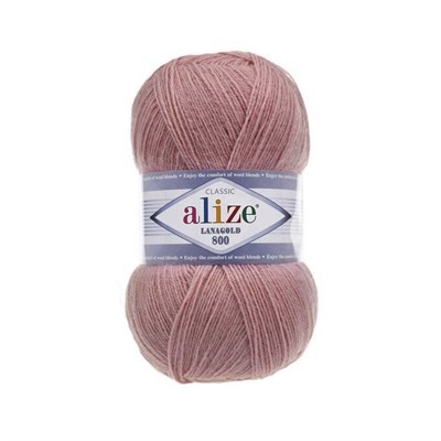 Пряжа Alize Lanagold 800 51%акрил/49%шерсть 100г/730м №173 26104 - фото 12673