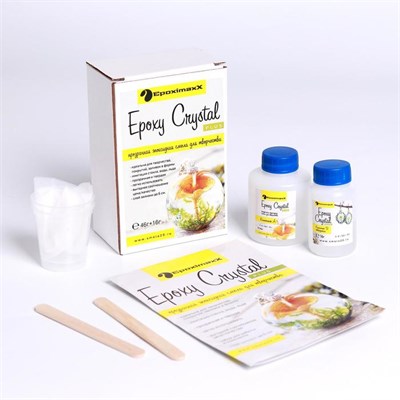 Ювелирная прозрачная смола Epoxy Crystal PLUS, 85г+30г 103217 - фото 13275