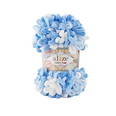 Пряжа Alize Puffy Fine Color 100% микрополиэстер 100г/14м №6371 102167 - фото 15888