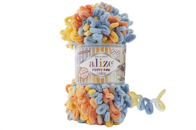 Пряжа Alize Puffy Fine Color 100% микрополиэстер 100г/14м №6314 102169 - фото 15889