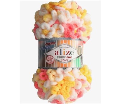 Пряжа Alize Puffy Fine Color 100% микрополиэстер 100г/14м №6244 102172 - фото 15891