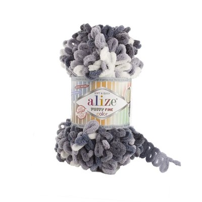 Пряжа Alize Puffy Fine Color 100% микрополиэстер 100г/14м №5925 102173 - фото 15892