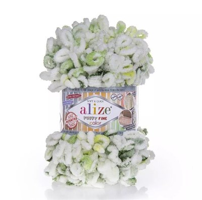 Пряжа Alize Puffy Fine Color 100% микрополиэстер 100г/14м №7627 104357 - фото 15899