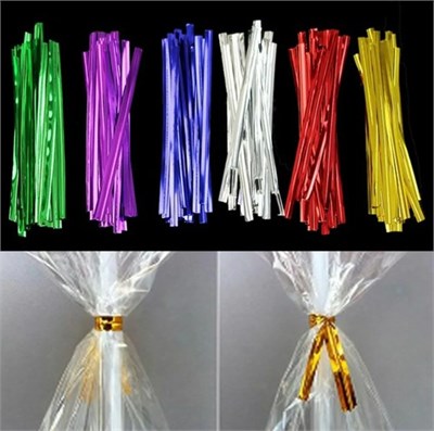 Проволока подвязочная 8см Twist Tie, цвет серебро 104998 - фото 16444