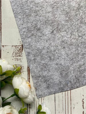 Фетр Китай 1мм 20*30см Серый меланж, 1шт 105213 - фото 16909