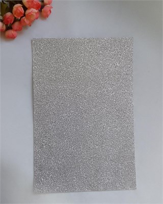 Фетр декор с глиттером 2мм 20*30см 1шт цв. серебро   105179 - фото 17074