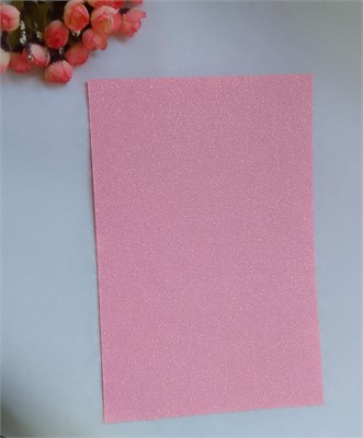 Фетр декор с глиттером 2мм 20*30см 1шт цв. розовый  105180 - фото 17075