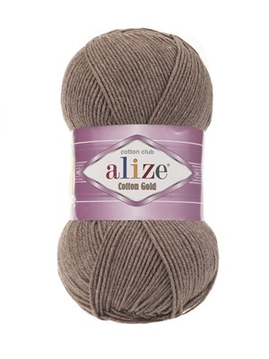 Пряжа Alize cotton gold 55% хлопок/45% акрил №688 Кофейно-бежевый 106360 - фото 18148