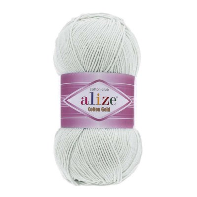 Пряжа Alize cotton gold 55% хлопок/45% акрил №533 пастельно-серый 106413 - фото 18164