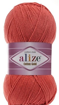 Пряжа Alize cotton gold 55% хлопок/45% акрил №38 Коралловый 106644 - фото 18400