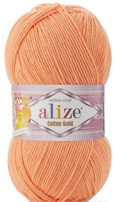 Пряжа Alize cotton gold 55% хлопок/45% акрил №499 Солнечный камень 106263 - фото 18564