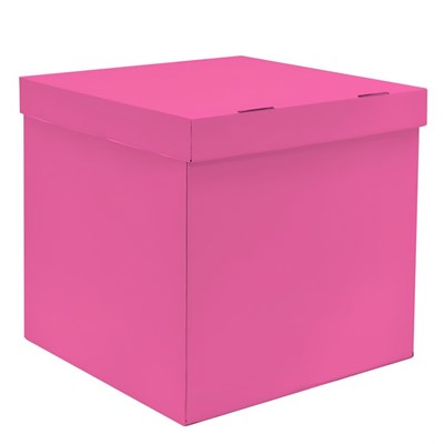 Коробка д/воздушных шаров Розовая, 60*60*60см 108205 - фото 20477