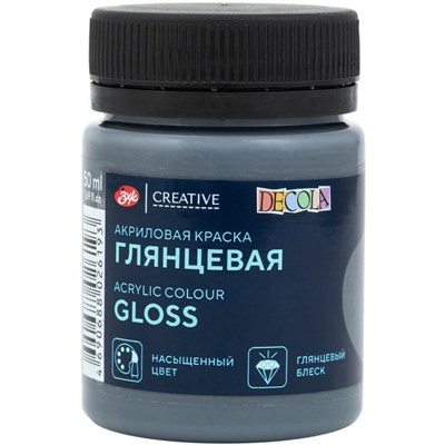 Акрил краска глянцевая лунная ночь 50мл Decola  109448 - фото 22280