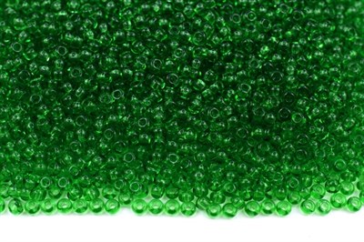 Бисер Чехия preciosa 5гр цв.50100 зеленый прозрачный - фото 25533