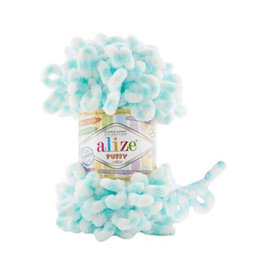 Пряжа Alize Puffy Color 100% Микрополиэстер 100гр №6493 115513 - фото 29798