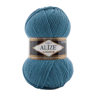 Пряжа Alize lanagold classic 51% акрил/49% шерсть 100гр №498 Светлый джинс  115516 - фото 29801