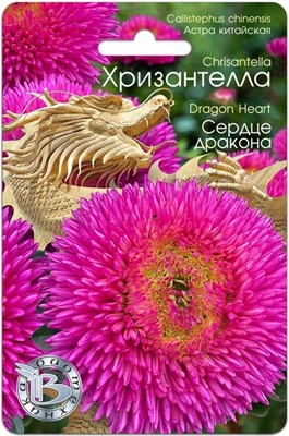 Семена Астра китайская Хризантелла Сердце дракона 30шт 117494 - фото 31807