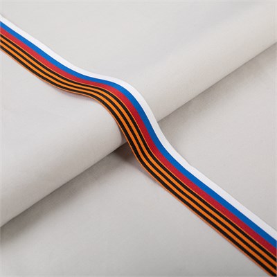 Лента "Российско-Георгиевская" С3813Г17 24мм 1м 118269 - фото 32902