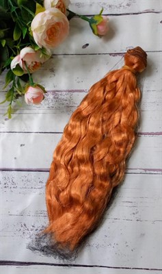 Волосы-трессы д/кукол Кудри 20см, цвет № 2 - фото 33066