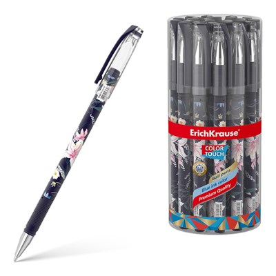Ручка шариковая ErichKrause ColorTouch Lily, 0.7мм, синяя 120519 - фото 36103