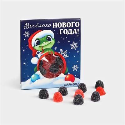 Мармелад в конверте «Весёлого Нового года», 50гр 121325 - фото 38216