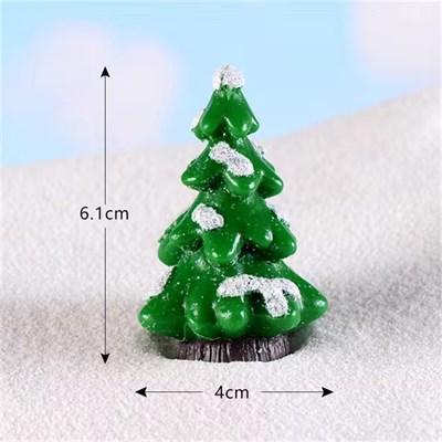 Ёлочка в снегу мини-фигурка 6,1*4см 122228 - фото 38985