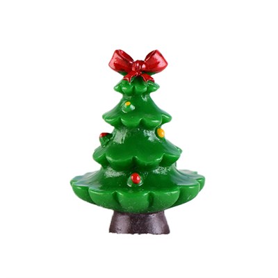 Ёлочка с бантиком мини-фигурка 2,5*3,5см 122229 - фото 38986