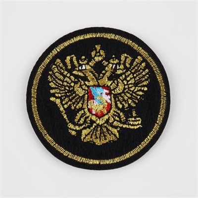 Термоаппликация «Герб», 6*6см, цв золотой 122288 - фото 39036