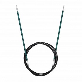 Спицы круговые Zing 3мм/120см, цв.нефритовый, KnitPro 122360 - фото 39107