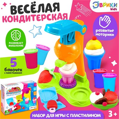 Н-р д/игры с пластилином «Весёлая кондитерская» УЦЕНКА 122653 - фото 39309