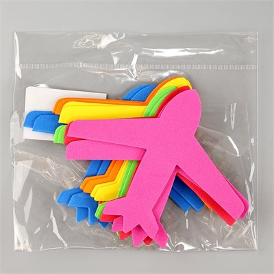 Н-р фигурок из EVA «Самолёт», 12шт, цв МИКС 123138 - фото 39907