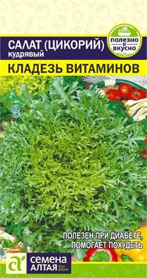 Семена Салат (цикорий) кудрявый Кладезь витаминов 0,5гр Семена Алтая 115848 - фото 40205