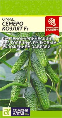 Семена Огурец Семеро козлят 5шт Семена Алтая 117597 - фото 40290