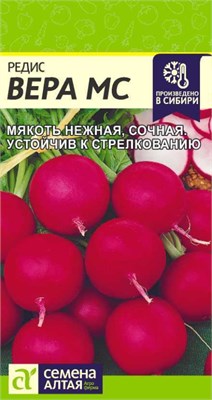 Семена Редис Вера МС 2гр Семена Алтая 123445 - фото 40348