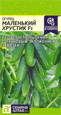 Семена Огурец Маленький хрустик 5шт Семена Алтая 123607 - фото 40495