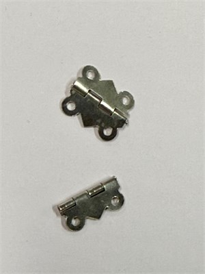 Петли для шкатулок цв серебро 2*1,8см 2шт 35р  26858 - фото 40563