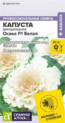 Семена Капуста декоративная Осака белая 7шт Семена Алтая 123859 - фото 41013