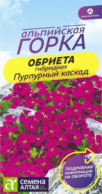 Семена Обриета Пурпурный каскад 0,03гр Семена Алтая 124045 - фото 41194